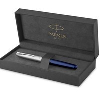 Ручка перьевая Parker SONNET 17 Essentials Metal and Blue Lacquer CT FP F