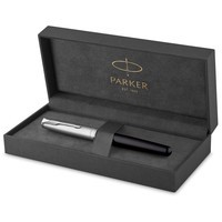 Ручка-роллер Parker Sonnet 17 Essentials Metal and Black Lacquer CT RB 83 522