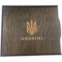 Подарочная коробка UKRAINE для ручки Parker и блокнота Moleskine PW-4